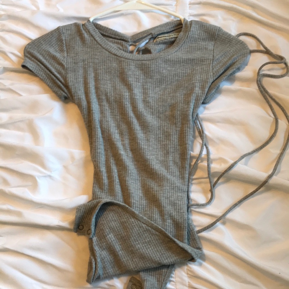 Bodysuit with tie back